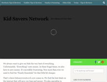 Tablet Screenshot of kidsaversnetwork.com